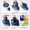 Wireless Portable Fruit Peeling Machine – USB Rechargeable Food-Grade Peeler for Garlic, Grapes & Kitchen Use